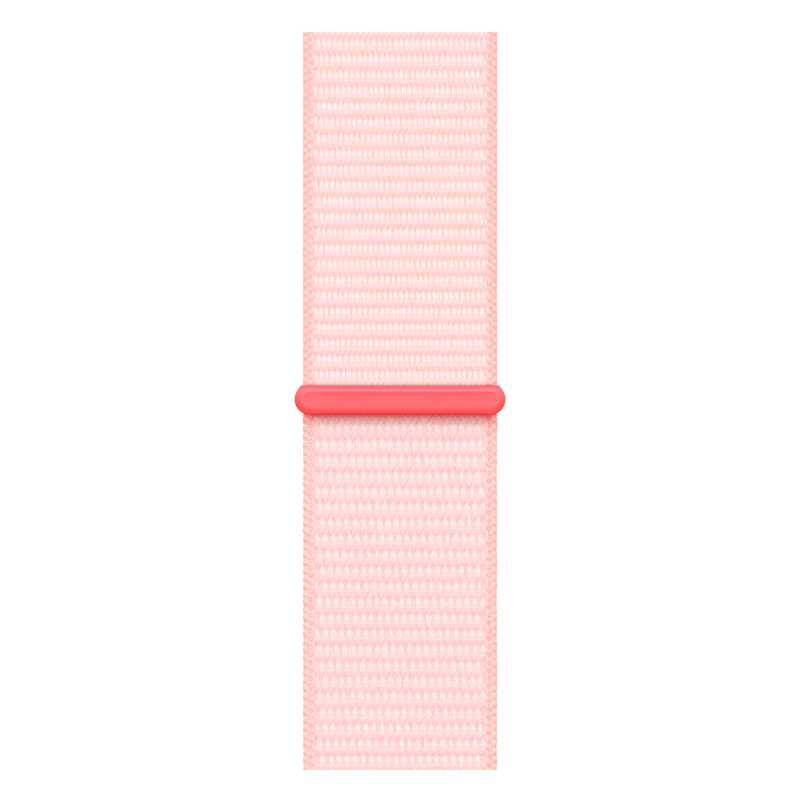 Apple Watch Series 9, 41 мм, корпус из алюминия розового цвета, ремешок Sport Loop нежно-розового цвета