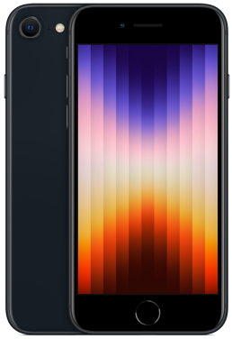 Телефон Apple iPhone SE 2022 64Gb чёрный (тёмная ночь)