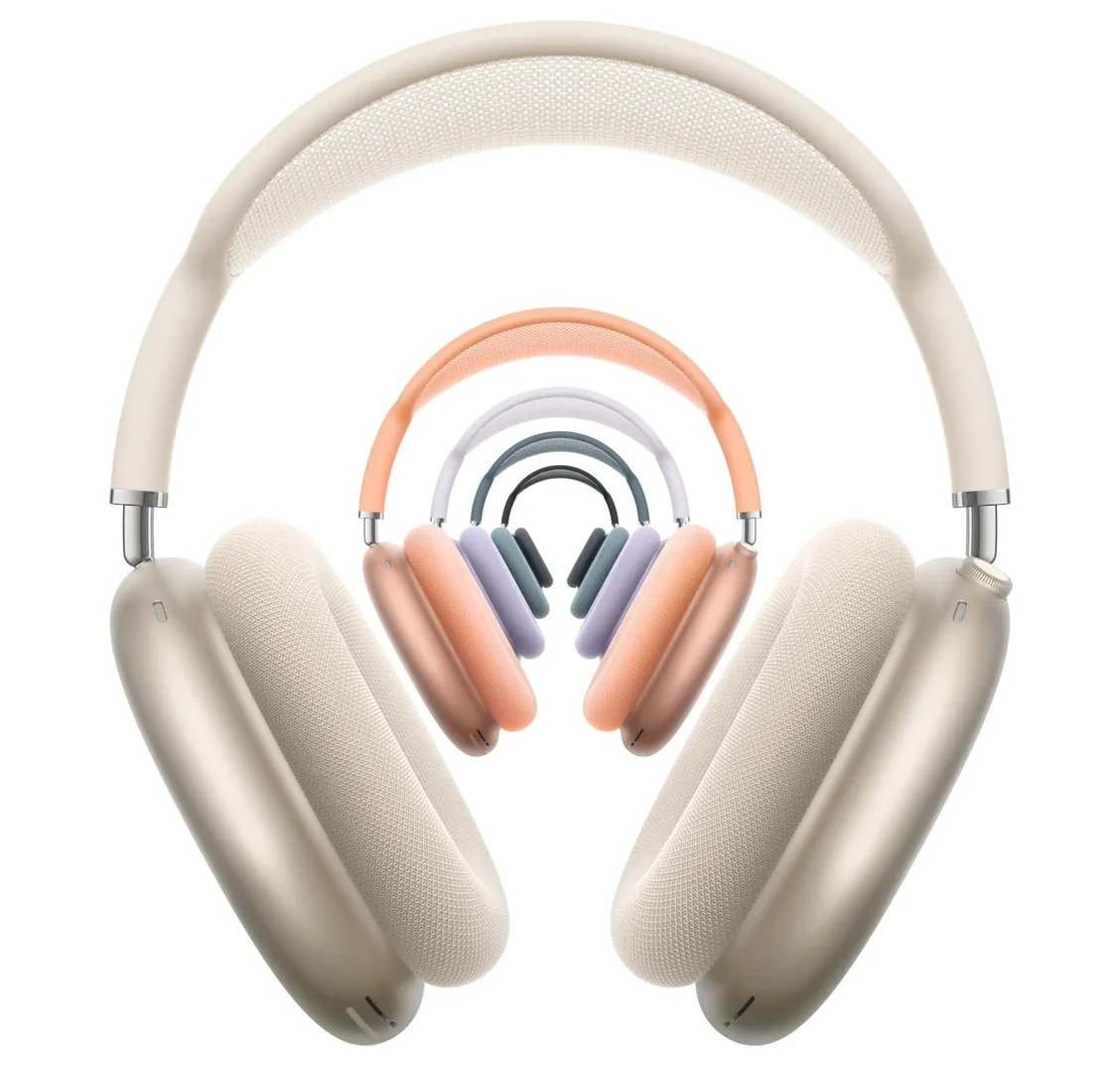 AirPods Max 2 пяти цветов, вложенные друг в друга