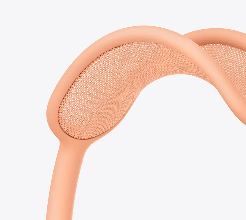 AirPods Max 2, цвет оранжевый (Orange): оголовье крупным планом