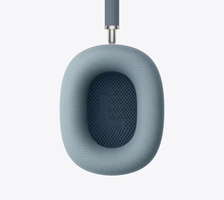AirPods Max 2, цвет синий (Blue): амбушюр крупным планом