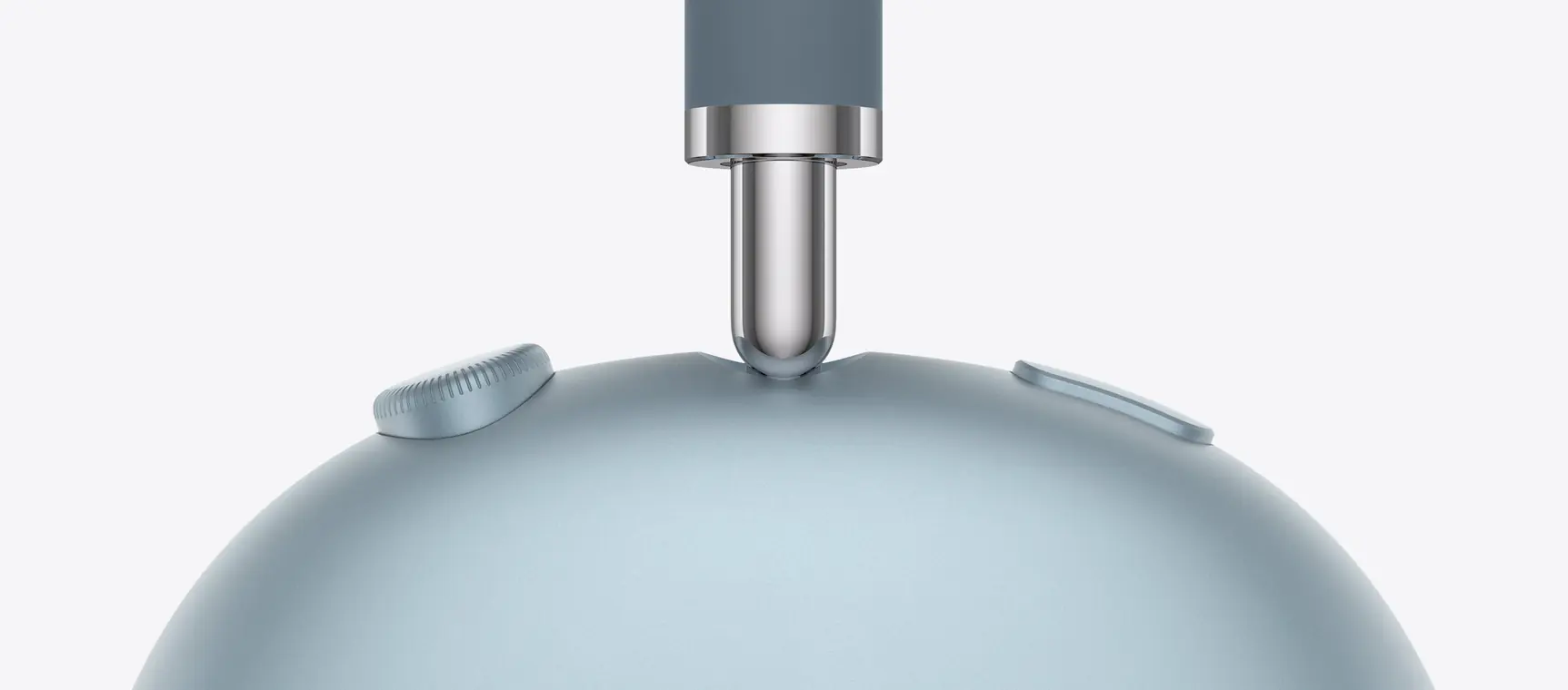 AirPods Max 2, цвет синий (Blue): телескопическая дужка крупным планом