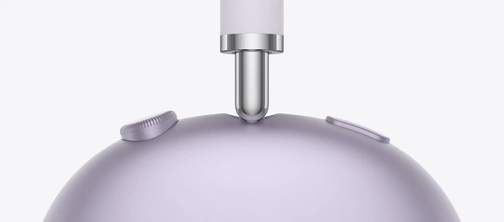 AirPods Max 2, цвет фиолетовый (Purple): телескопическая дужка крупным планом