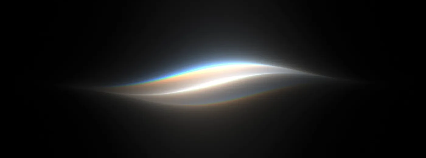 Светящийся знак Siri AI