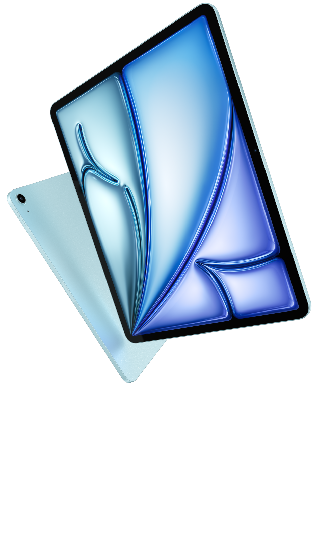 iPad Air голубой (Blue): экран и задняя панель