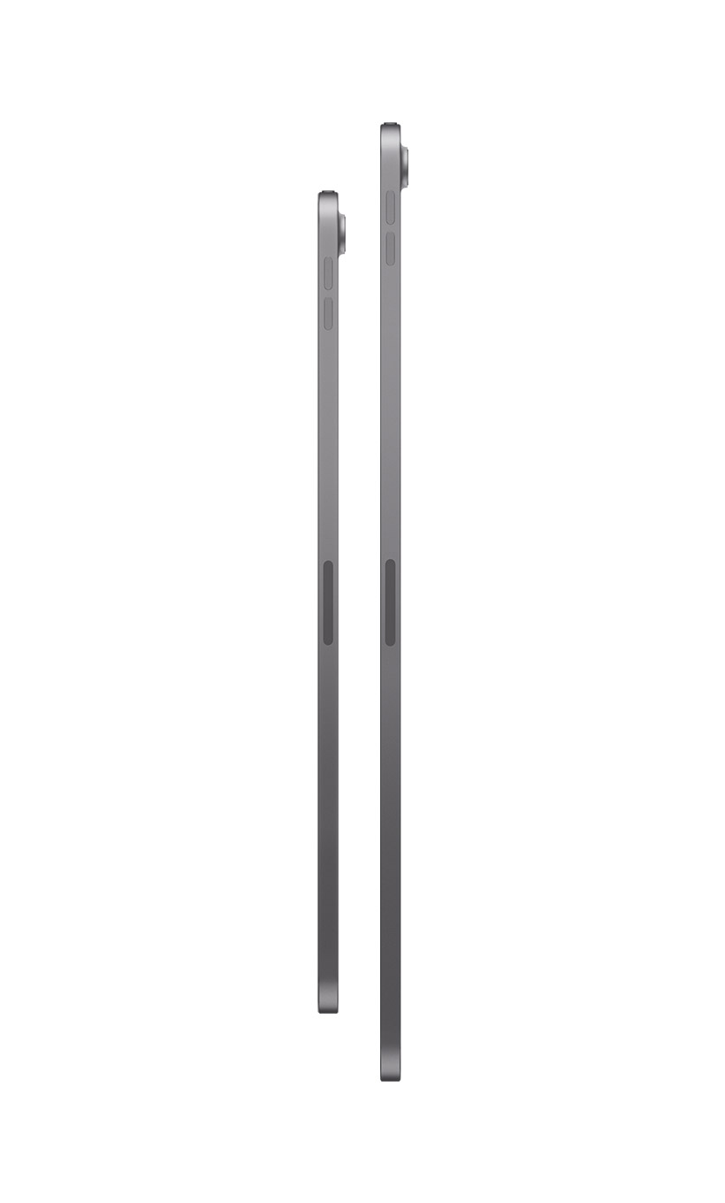 iPad Air серый космос (Space Gray) сбоку