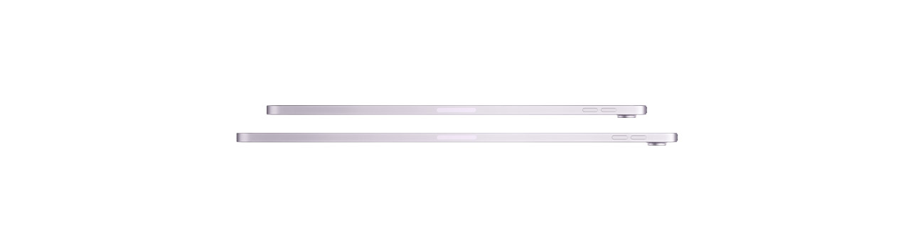 iPad Air фиолетовый (Purple) сбоку