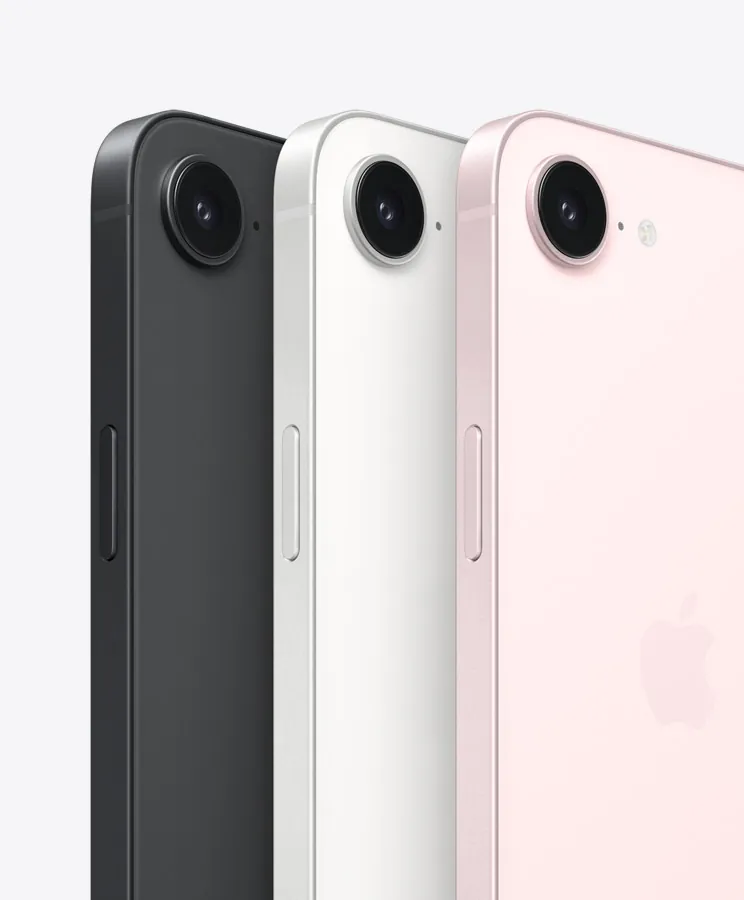 iPhone 17e трёх цветов сзади