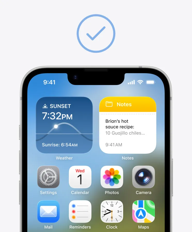 Экран iPhone 17e со значком Face ID