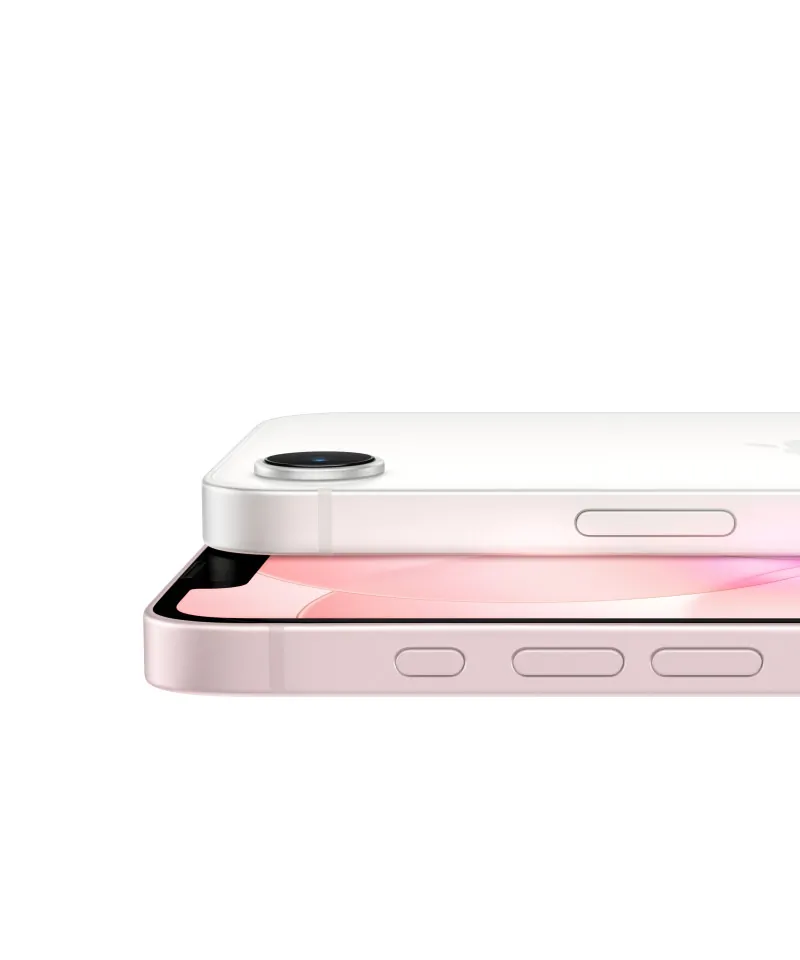 iPhone 17e розовый и белый: корпус и передняя панель