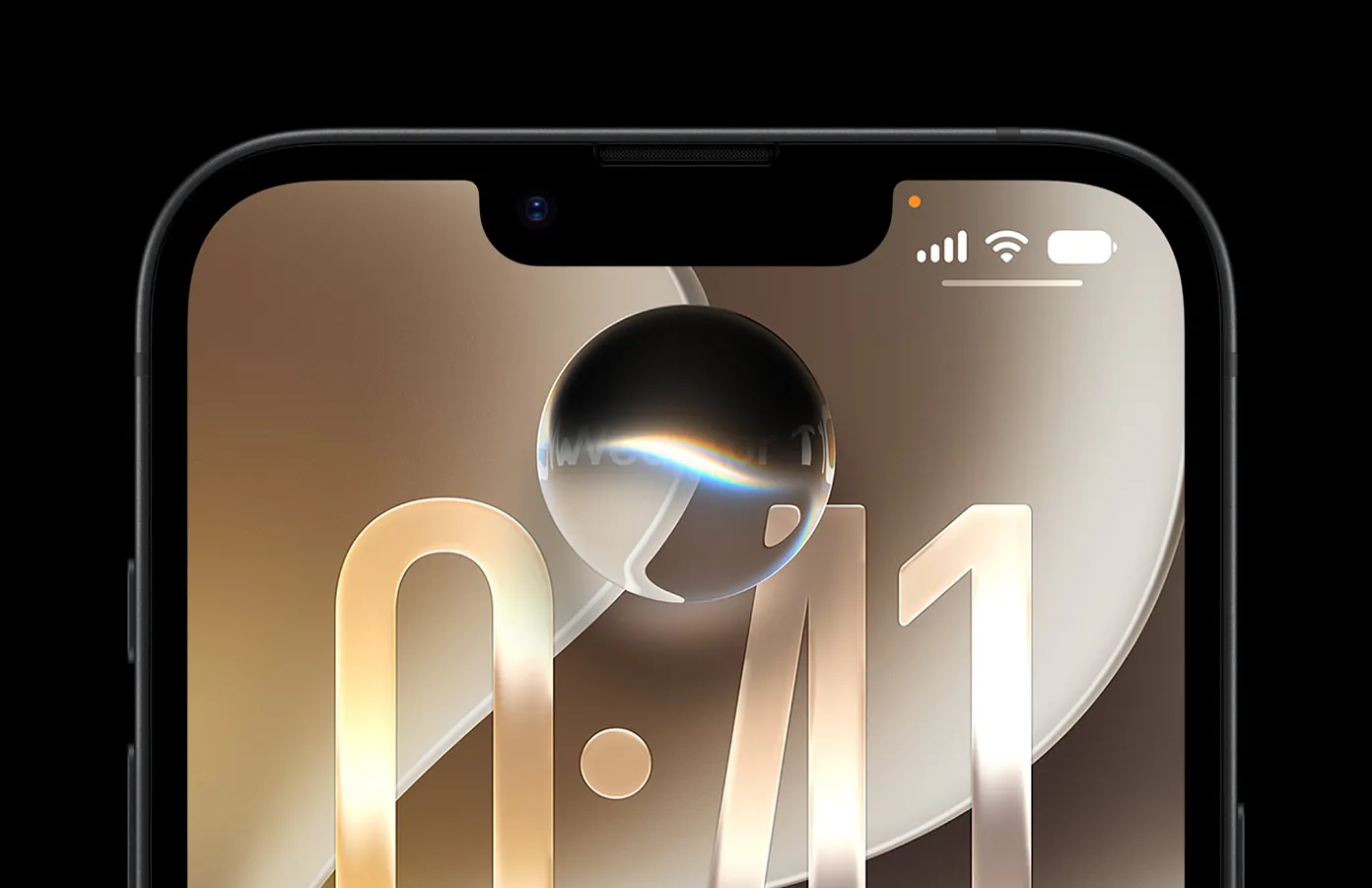 Siri AI на экране блокировки iPhone