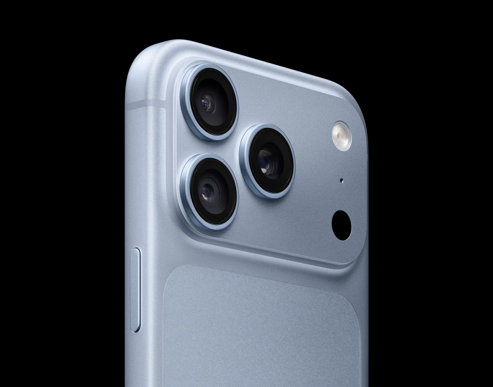 iPhone 18 Pro Max, голубой (Glacier), вид сзади