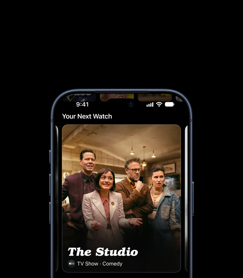 Сериал на экране iPhone