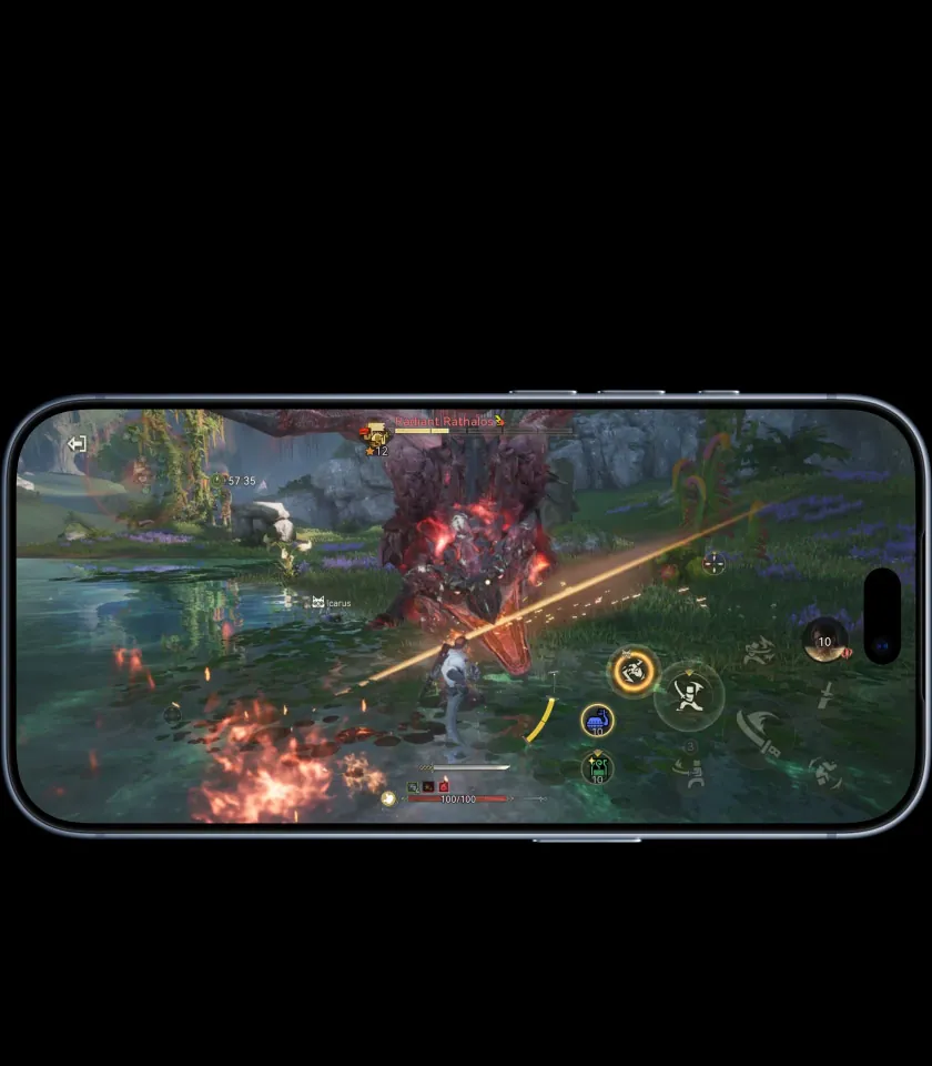 Игра на экране iPhone 18 Pro