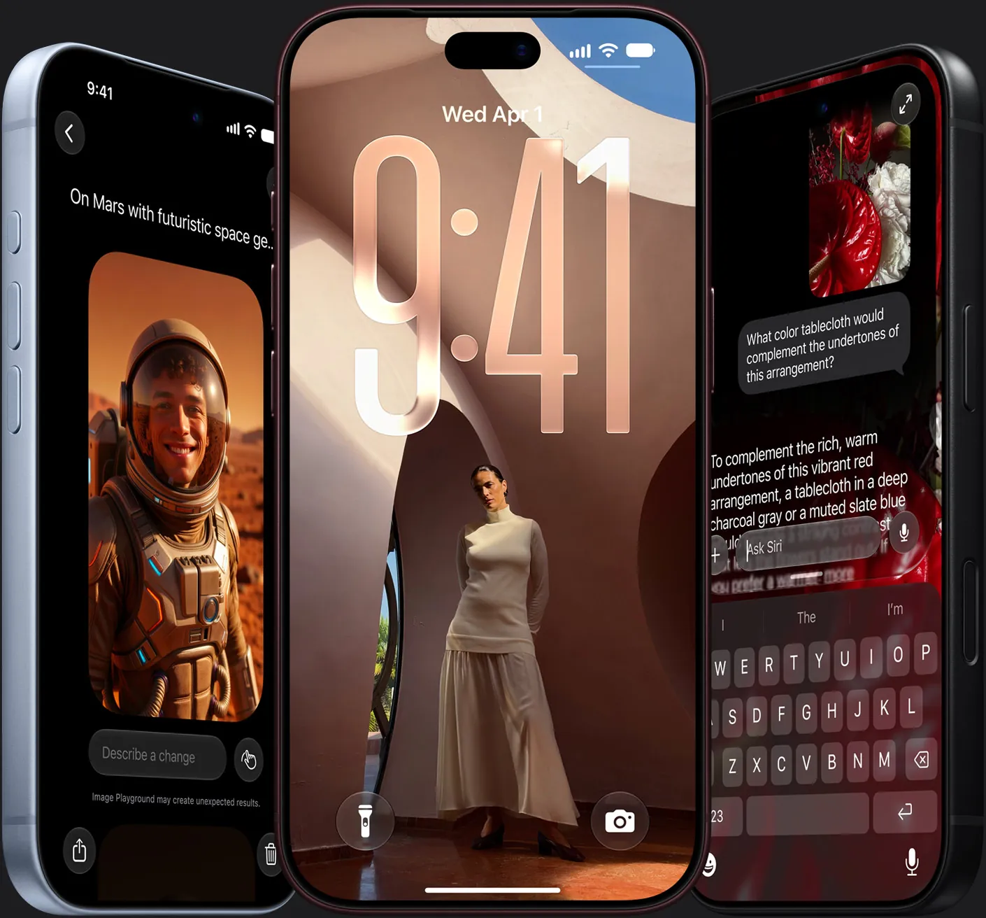 Siri AI на экранах iPhone 18 Pro