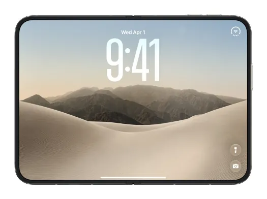 Внутренний экран раскрытого iPhone Duo