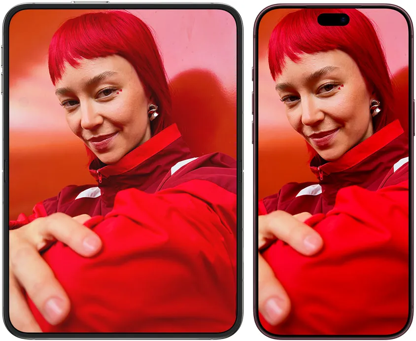 Экран iPhone Duo рядом с экраном iPhone 18 Pro Max