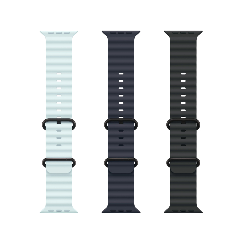 Apple Watch Ultra 2 (2024) GPS + Cellular, 49 мм, корпус из черного титана, ремешок Ocean черного цвета