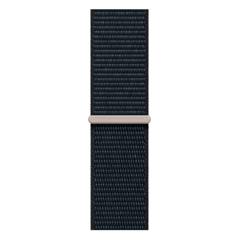 Apple Watch Series 9, 41 мм, корпус из алюминия цвета «тёмная ночь», ремешок Sport Loop цвета «тёмная ночь»