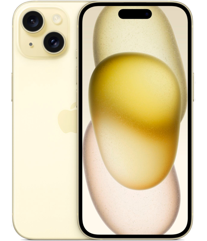 Apple iPhone 15 Plus 256 ГБ желтый SIM+eSIM
