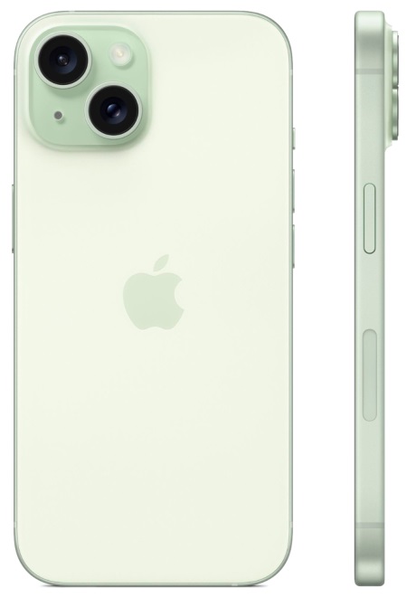 Apple iPhone 15 256 ГБ зеленый Dual-SIM