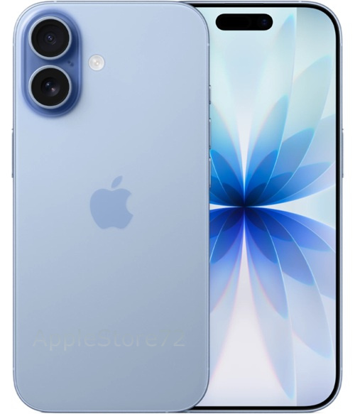 Смартфон Apple iPhone 17 512 ГБ (Голубой | Mist Blue) Dual-SIM