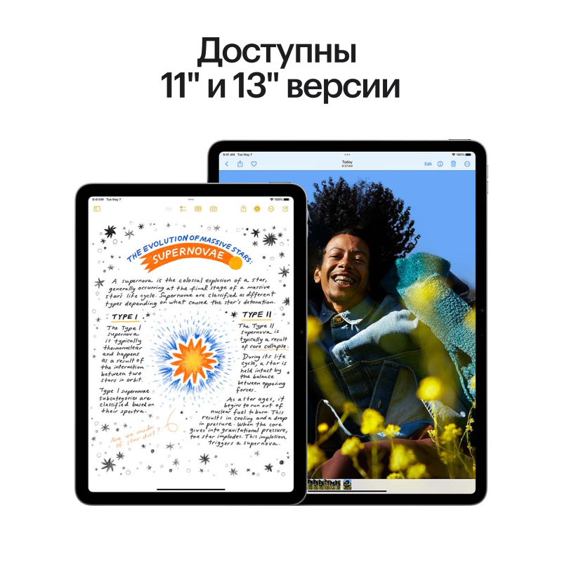 Apple iPad Air 11" (2024) Wi-Fi + Cellular 256 ГБ, фиолетовый