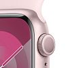 Apple Watch Series 9, 41mm, корпус из алюминия розового цвета, ремешок Sport Band нежно-розового цвета, размер S/M
