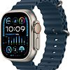 Apple Watch Ultra 2 GPS + Cellular, 49mm, корпус из титана, ремешок Ocean синего цвета