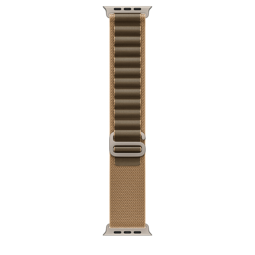 Часы Apple Watch Ultra 4 GPS 49 мм, корпус натуральный титан (Natural Titanium), ремешок Alpine, цвет: пустынный (Desert), размер: S