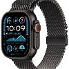 Apple Watch Ultra 2 (2024) GPS + Cellular, 49 мм, корпус из черного титана, ремешок Milanese черного цвета, размер M