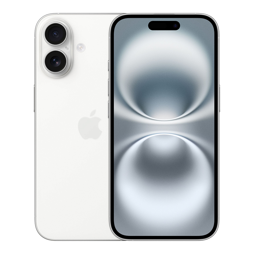 Apple iPhone 16 256 ГБ белый SIM+eSIM