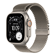 Умные часы Apple Watch Ultra 3, 49 мм, Natural Titanium Milanese Natural Loop S