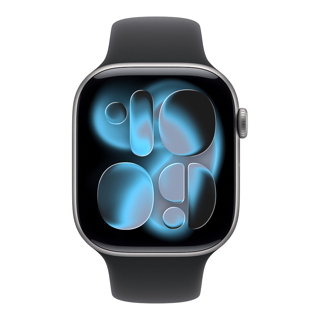Умные часы Apple Watch Series 11 46mm Space Gray Aluminum Case with Black Sport Band - S/M