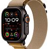 Apple Watch Ultra 2 (2024) GPS + Cellular, 49 мм, корпус из черного титана, ремешок Alpine цвета загар, размер M