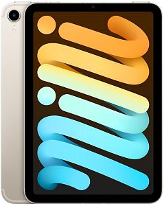 Планшет Apple iPad mini (2021) Wi-Fi + Cellular 64 ГБ, «сияющая звезда»