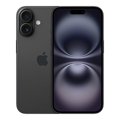 Apple iPhone 16 128 ГБ чёрный SIM+eSIM