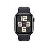 Apple Watch SE 2023, 40 мм, корпус из алюминия цвета «тёмная ночь», спортивный ремешок цвета «тёмная ночь» S/M