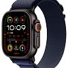 Apple Watch Ultra 2 (2024) GPS + Cellular, 49 мм, корпус из черного титана, ремешок Alpine темно-синего цвета, размер M