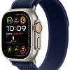 Apple Watch Ultra 2 (2024) GPS + Cellular, 49 мм, корпус из бежевого титана, ремешок Trail голубого цвета, размер M