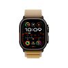 Apple Watch Ultra 2 (2024) GPS + Cellular, 49 мм, корпус из черного титана, ремешок Alpine цвета загар, размер M