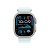 Apple Watch Ultra 2 (2024) GPS + Cellular, 49 мм, корпус из бежевого титана, ремешок Ocean цвета ледяной голубой