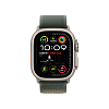 Apple Watch Ultra 2 (2024) GPS + Cellular, 49 мм, корпус из бежевого титана, ремешок Trail зеленого цвета, размер M