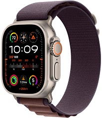 Apple Watch Ultra 2 GPS + Cellular, 49 мм, корпус из титана, ремешок Alpine цвета индиго, размер L