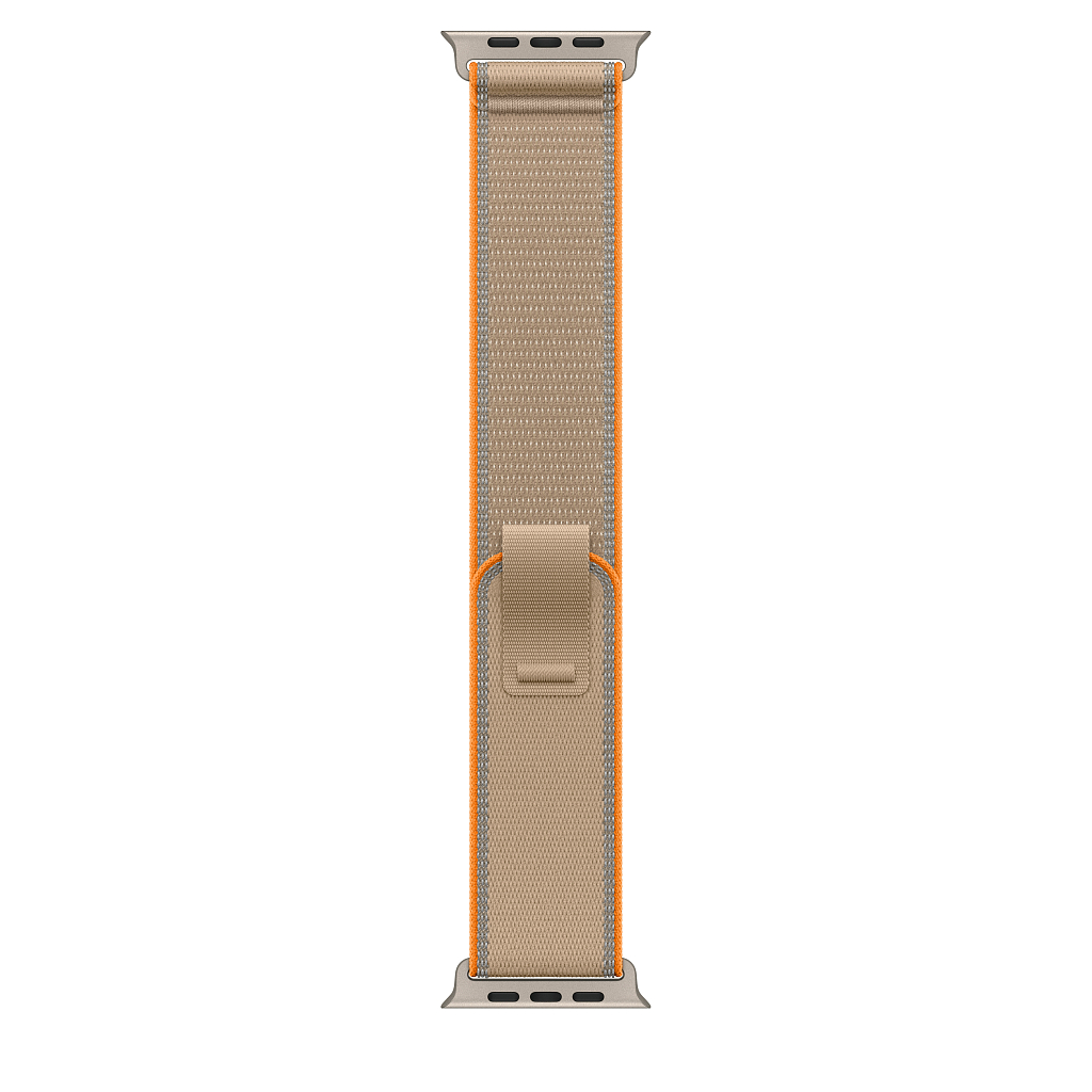Часы Apple Watch Ultra 4 GPS 49 мм, корпус натуральный титан (Natural Titanium), ремешок Trail, цвет: бежевый (Sand), размер: M/L