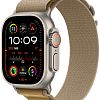 Apple Watch Ultra 2 (2024) GPS + Cellular, 49 мм, корпус из бежевого титана, ремешок Alpine цвета загар, размер M