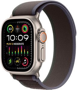 Apple Watch Ultra 2 GPS + Cellular, 49mm, корпус из титана, ремешок Trail синего/черного цвета, размер размер M/L