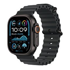 Apple Watch Ultra 2 (2024) GPS + Cellular, 49 мм, корпус из черного титана, ремешок Ocean черного цвета