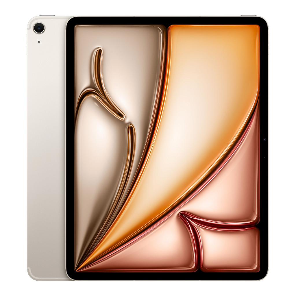 Планшет Apple iPad Air 13 M4 512 ГБ Wi-Fi + Сотовая связь (Cellular), цвет: сияющая звезда (Starlight)