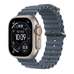 Умные часы Apple Watch Ultra 3, 49 мм, Natural Titanium Anchor Blue Ocean Band